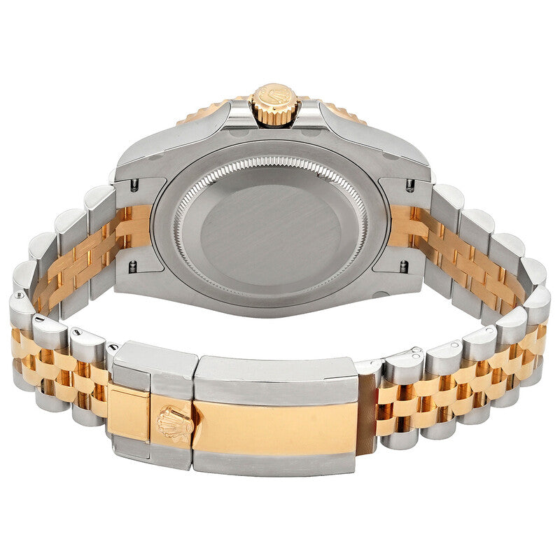 GMT-Master II Automatic Chronometer Black Dial Men's Watch - back view showing two-tone Jubilee bracelet